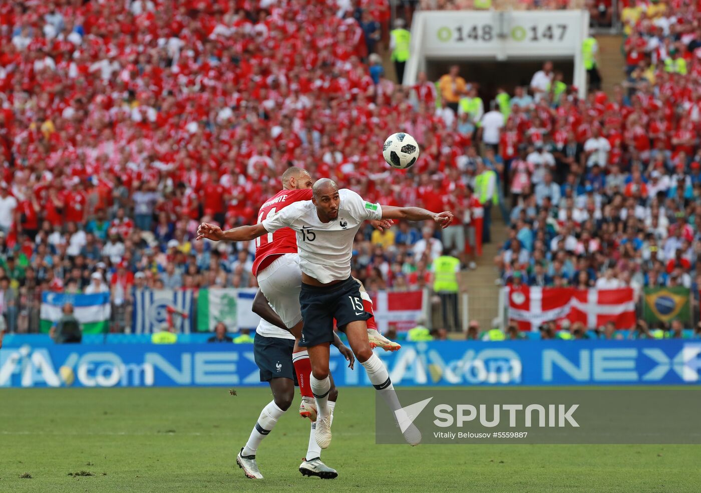 Russia World Cup Denmark - France