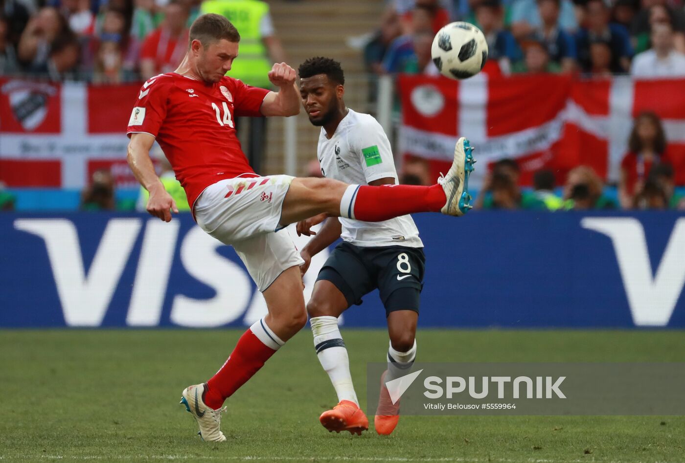 Russia World Cup Denmark - France
