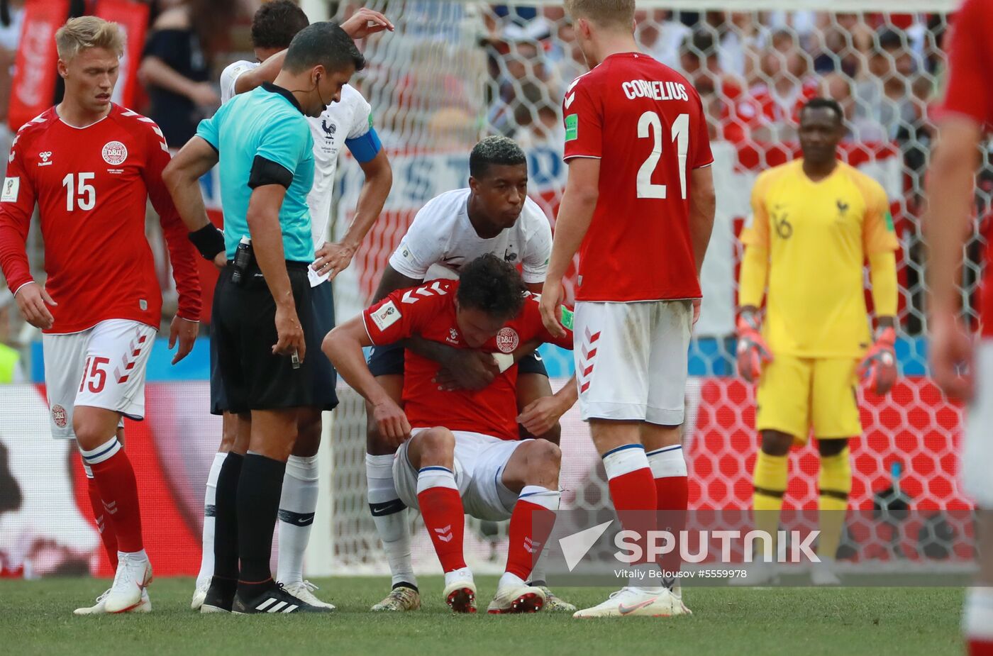 Russia World Cup Denmark - France