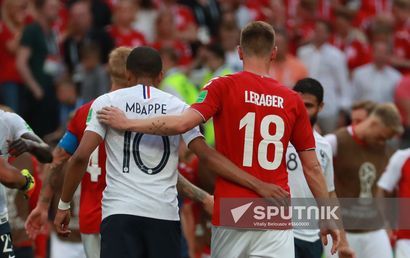 Russia World Cup Denmark - France