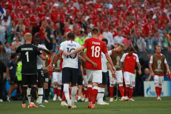 Russia World Cup Denmark - France
