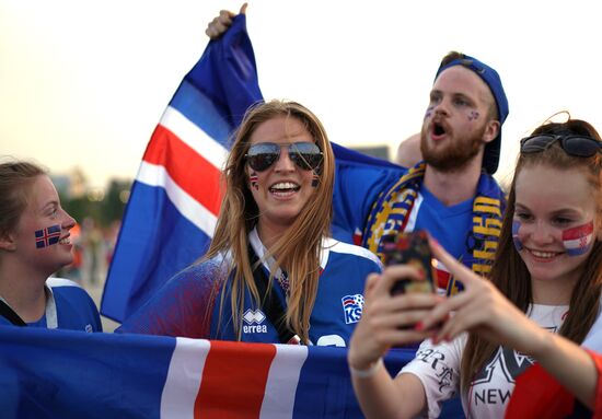 Russia World Cup Iceland - Croatia 