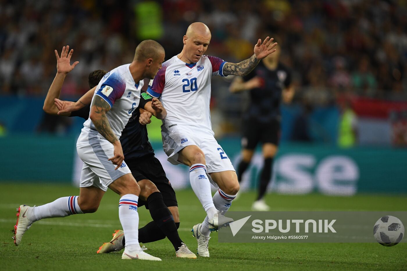 Russia World Cup Iceland - Croatia