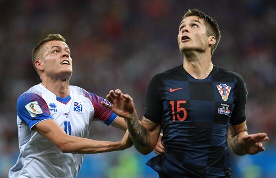 Russia World Cup Iceland - Croatia 