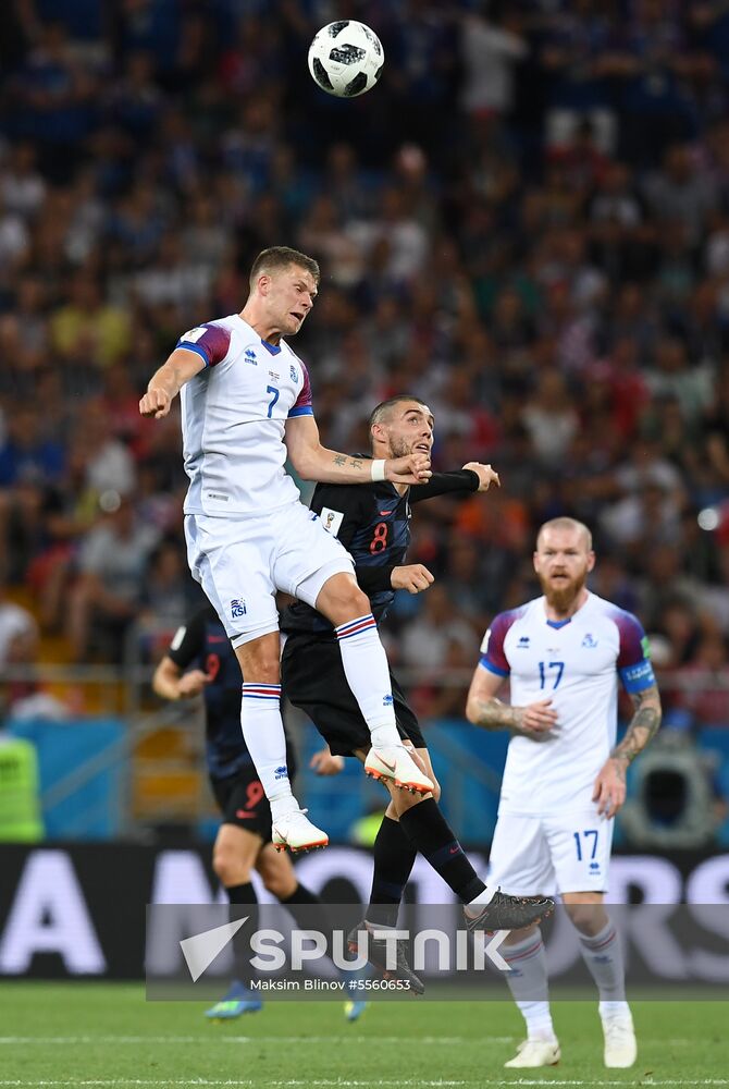 Russia World Cup Iceland - Croatia 