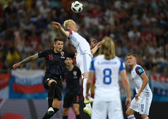 Russia World Cup Iceland - Croatia 