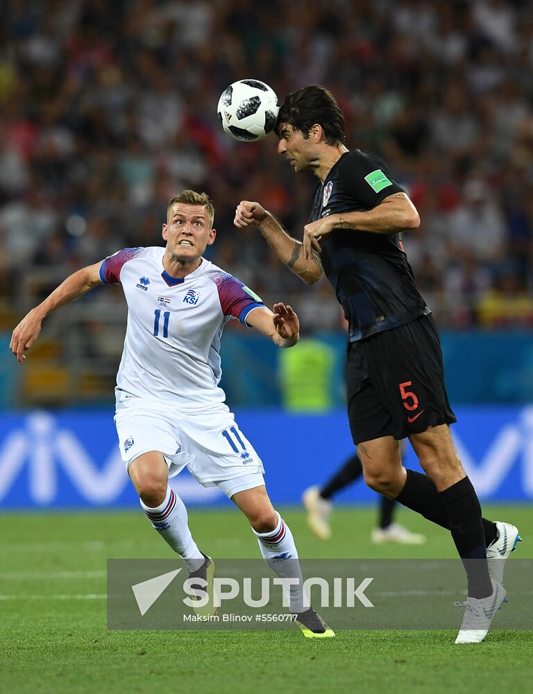 Russia World Cup Iceland - Croatia