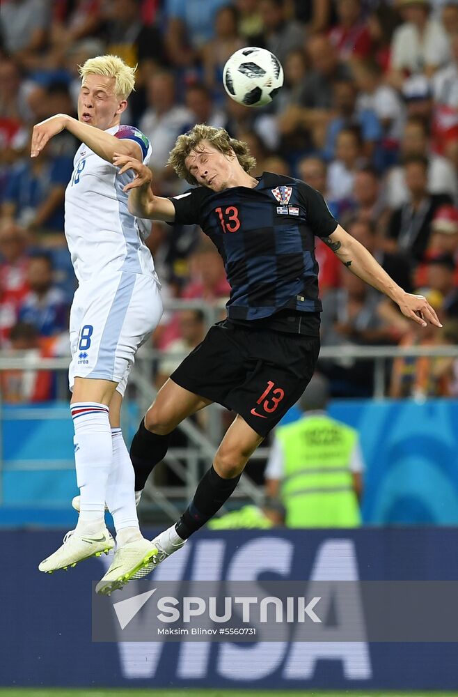 Russia World Cup Iceland - Croatia