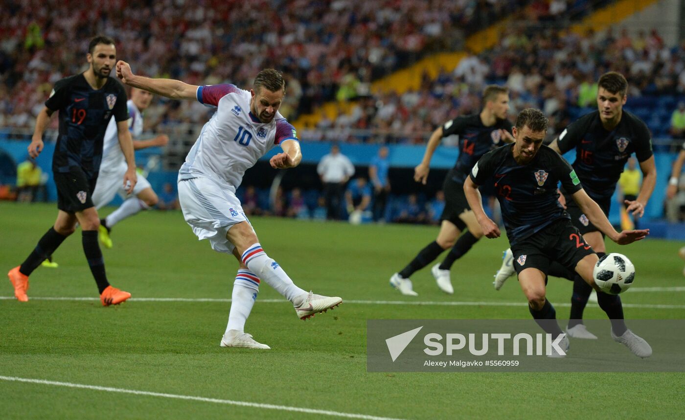 Russia World Cup Iceland - Croatia