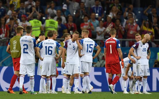 Russia World Cup Iceland - Croatia 