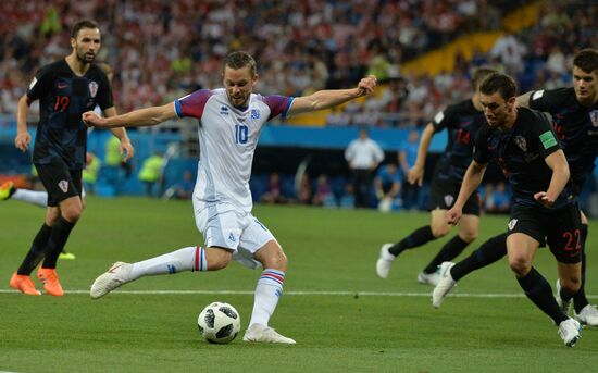 Russia World Cup Iceland - Croatia 