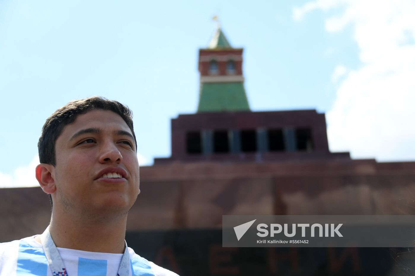 Presidential Regiment guard mounting rehearsal on Red Square