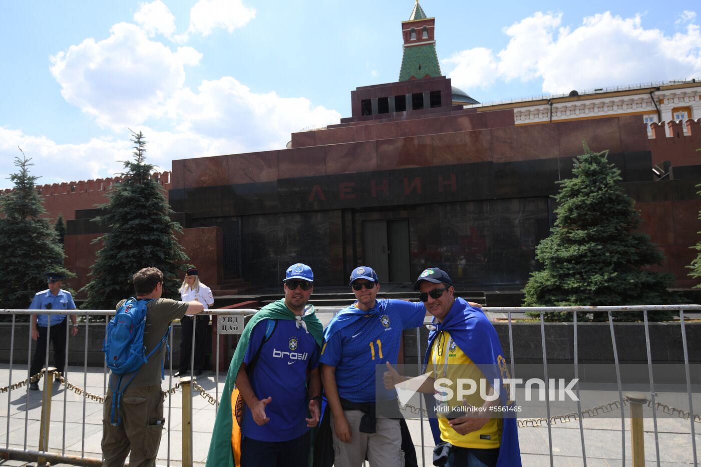 Presidential Regiment guard mounting rehearsal on Red Square