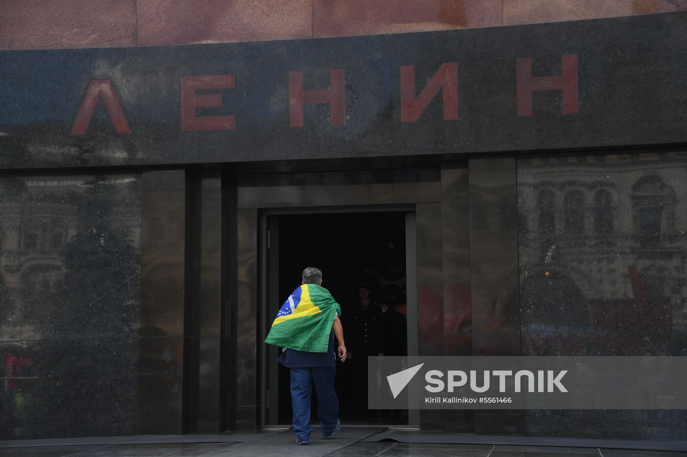 Presidential Regiment guard mounting rehearsal on Red Square