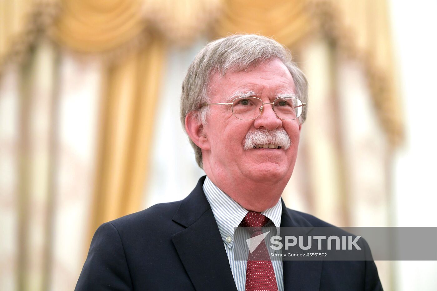 Russian President Vladimir Putin meets with US National Security Adviser John Bolton