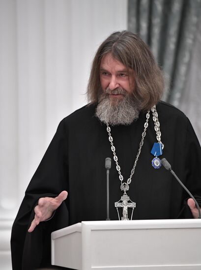 Vladimir Putin presents state prizes in Kremlin