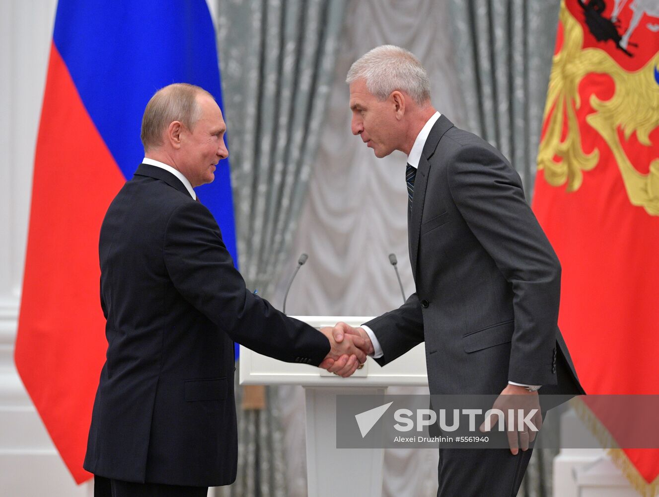 Vladimir Putin presents state prizes in Kremlin