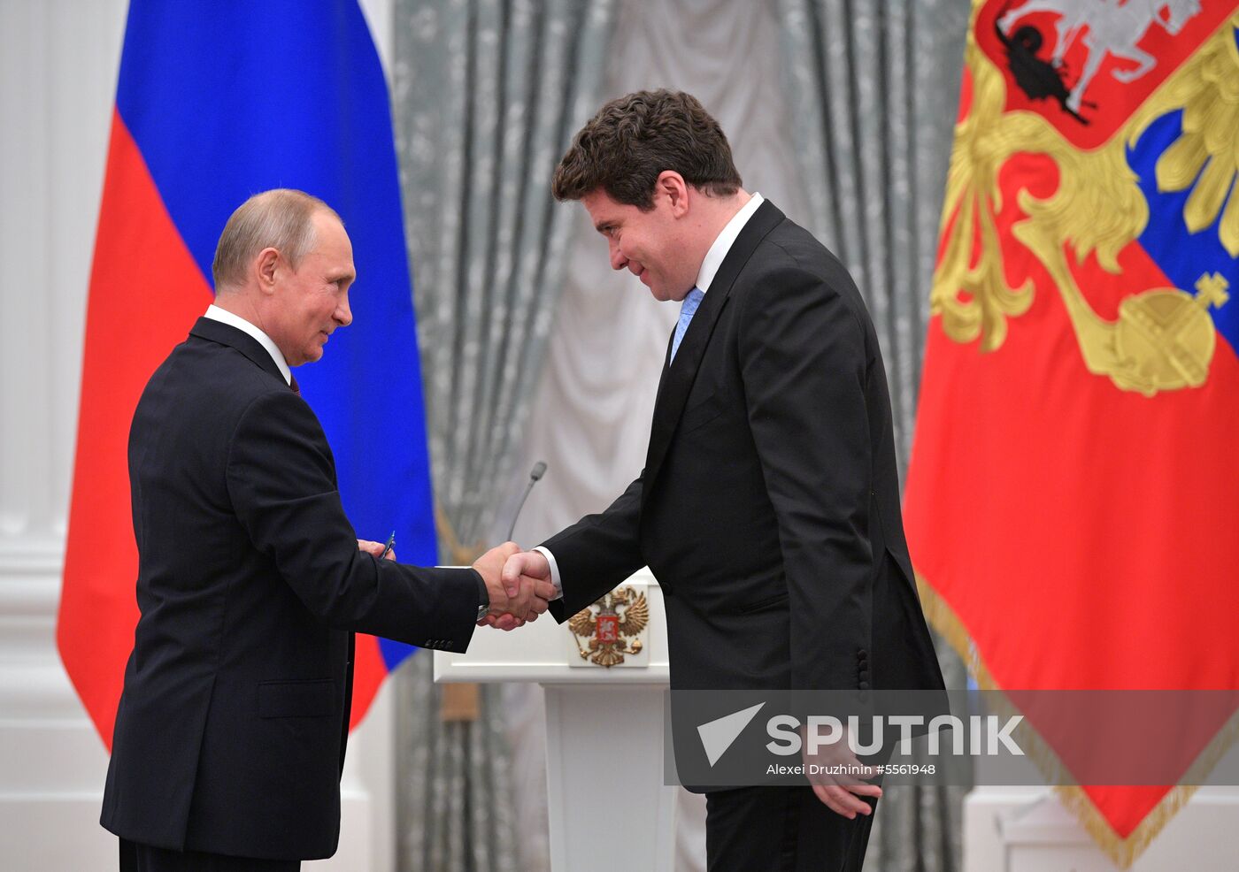 Vladimir Putin presents state prizes in Kremlin