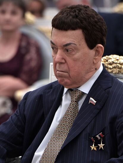 Vladimir Putin presents state prizes in Kremlin