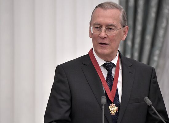 Vladimir Putin presents state prizes in Kremlin