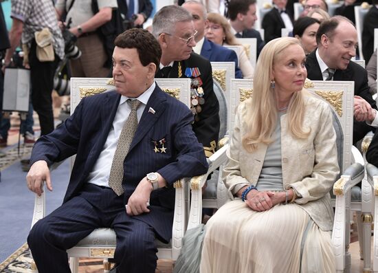 Vladimir Putin presents state prizes in Kremlin