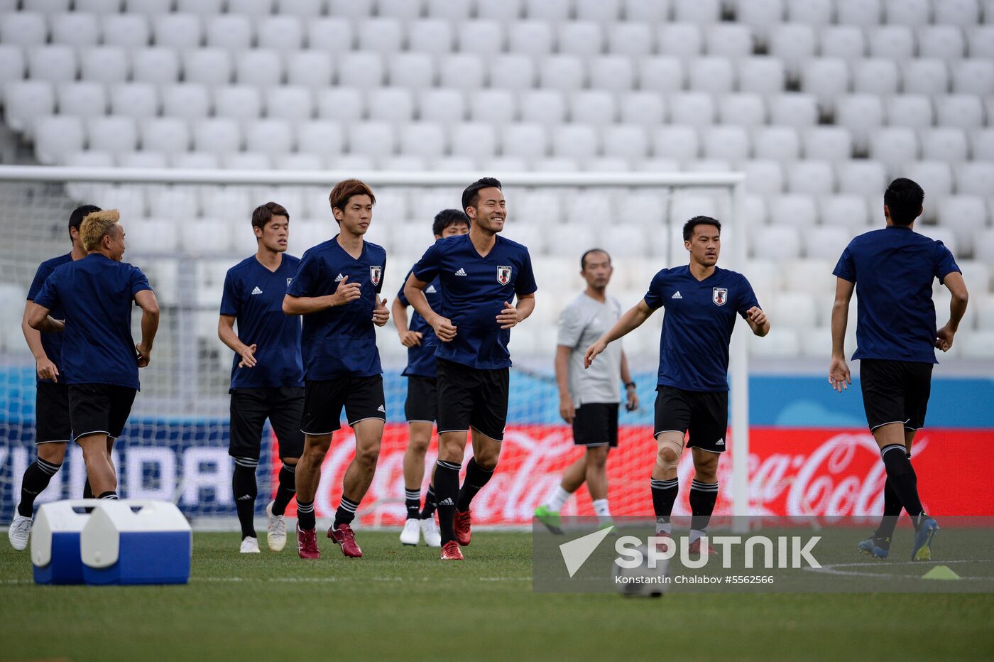 Russia World Cup Japan Training