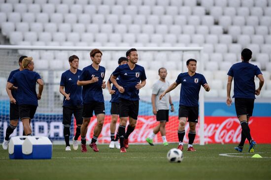 Russia World Cup Japan Training