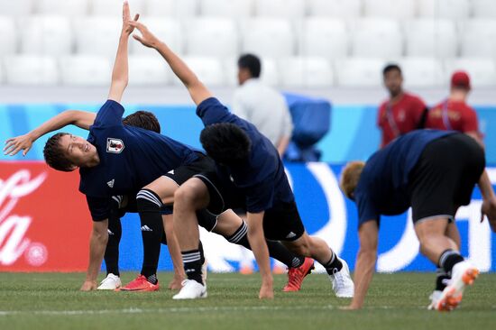 Russia World Cup Japan Training