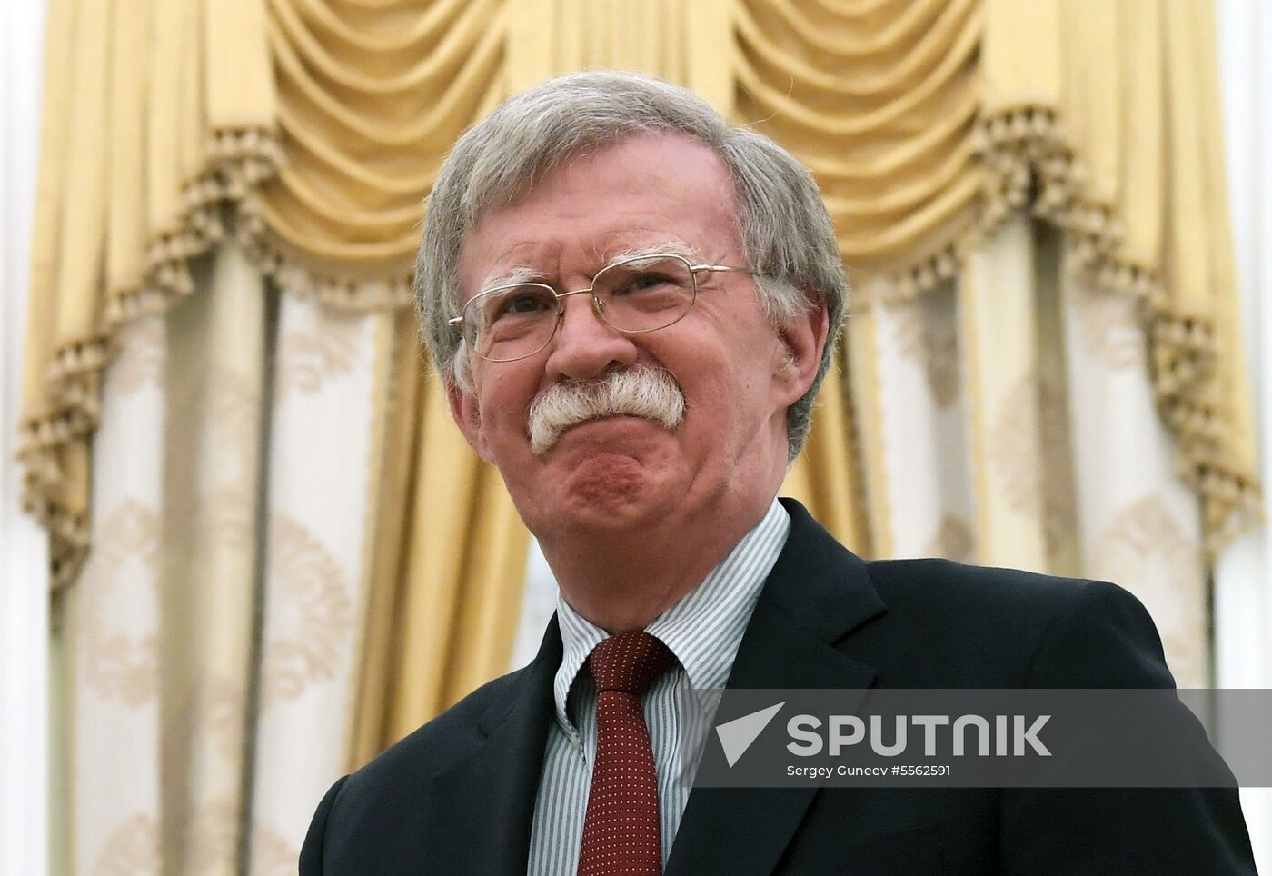 Russian President Vladimir Putin meets with US National Security Adviser John Bolton