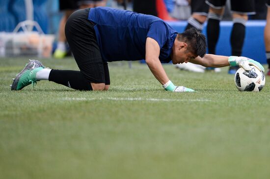 Russia World Cup Japan Training