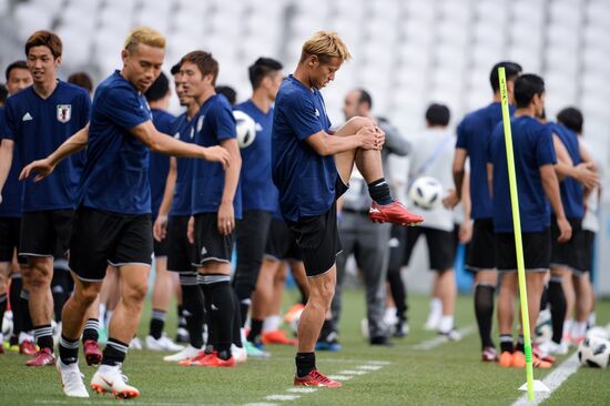 Russia World Cup Japan Training