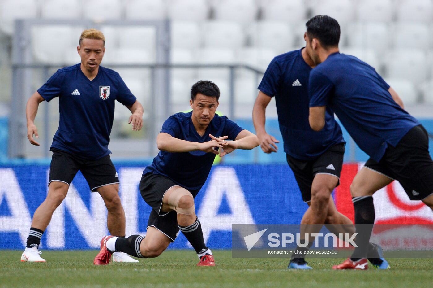 Russia World Cup Japan Training