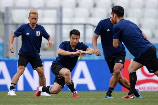 Russia World Cup Japan Training