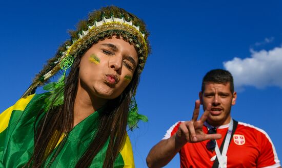 Russia World Cup Serbia - Brazil