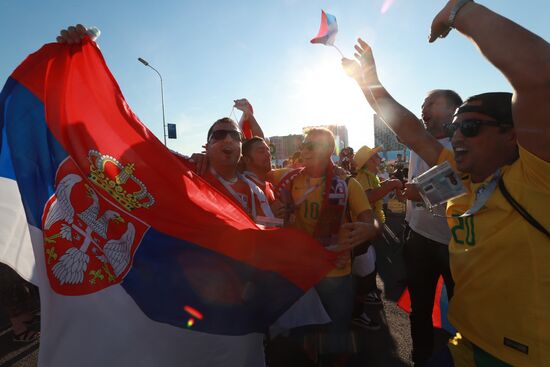 Russia World Cup Serbia - Brazil