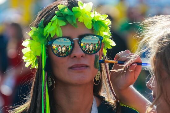 Russia World Cup Serbia - Brazil