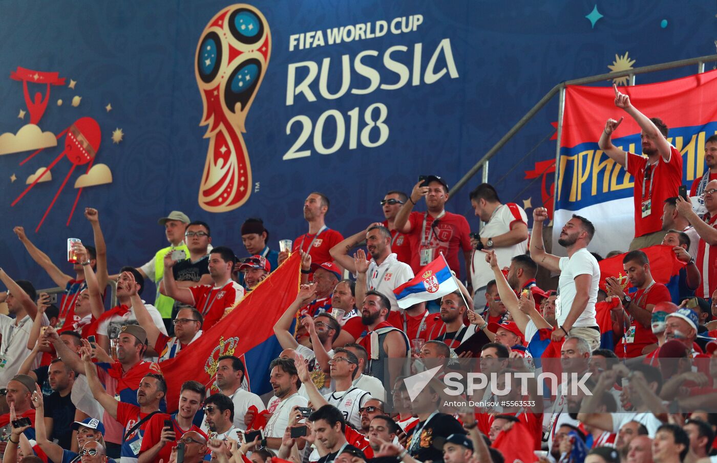 Russia World Cup Serbia - Brazil