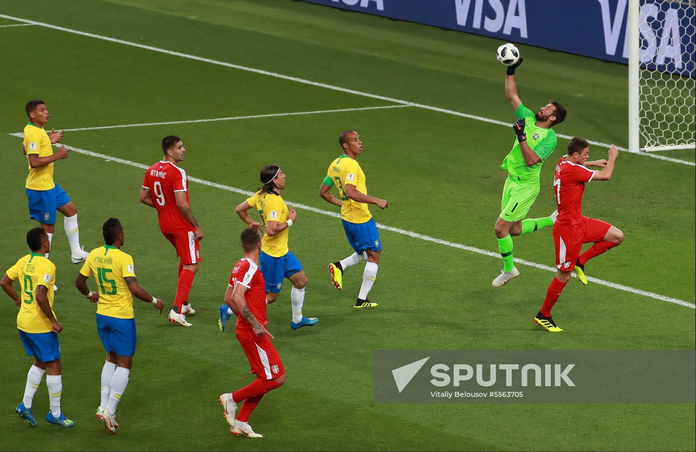 Russia World Cup Serbia - Brazil