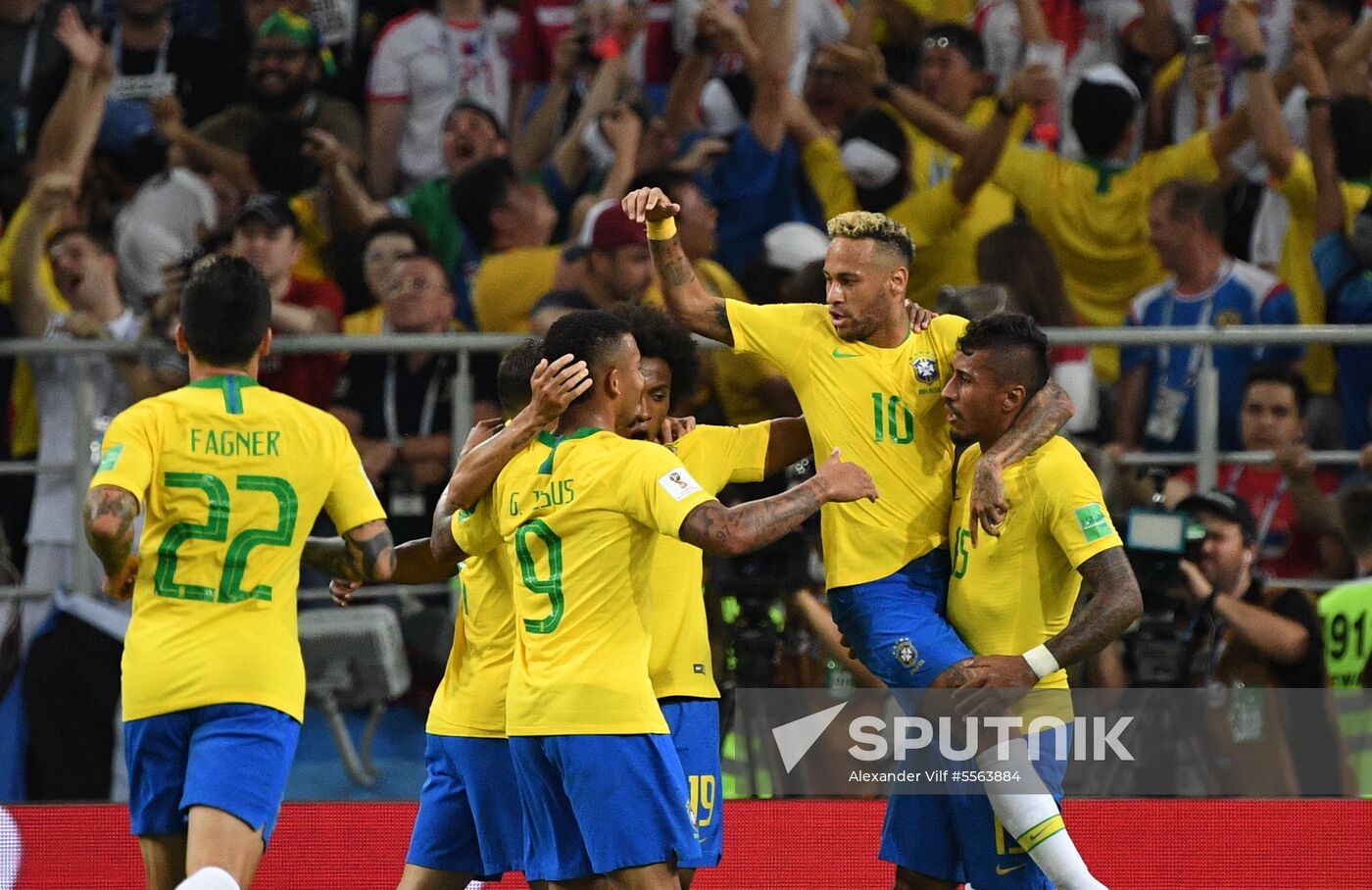 Russia World Cup Serbia - Brazil