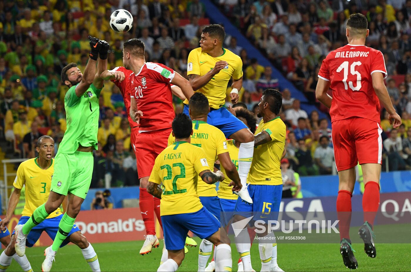 Russia World Cup Serbia - Brazil