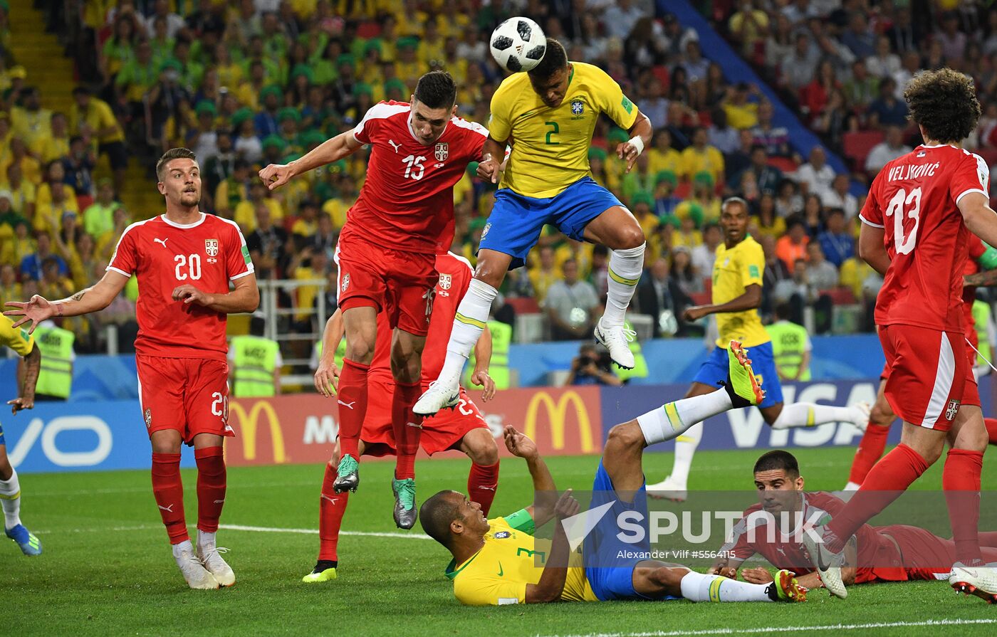 Russia World Cup Serbia - Brazil