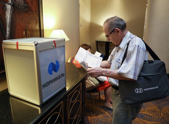 Annual meeting of Nornickel shareholders