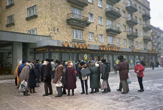 Food crisis in Moscow