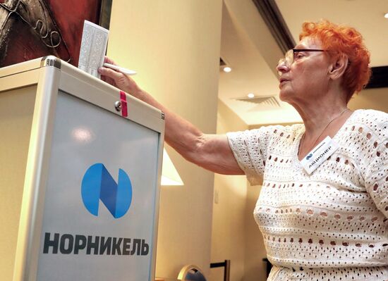 Annual meeting of Nornickel shareholders