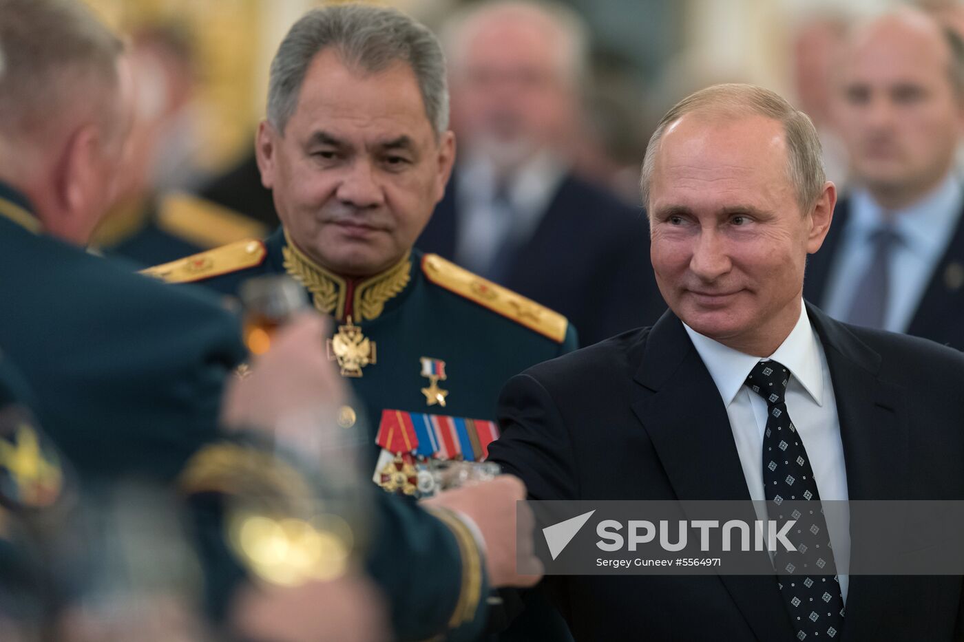 President Putin attends reception in honor of military graduates