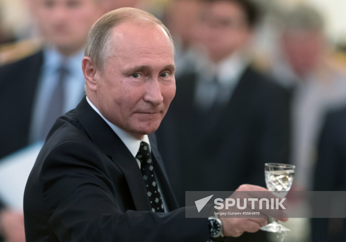 President Putin attends reception in honor of military graduates