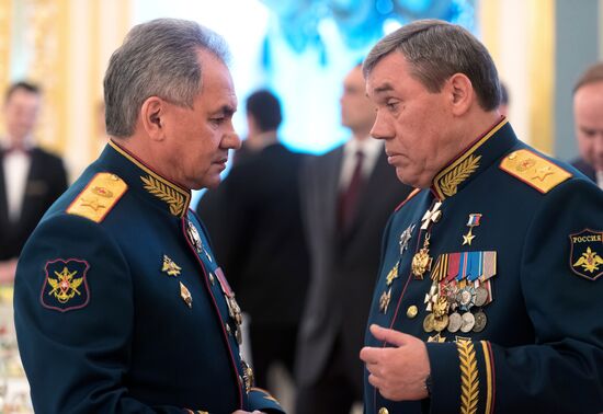 President Putin attends reception in honor of military graduates