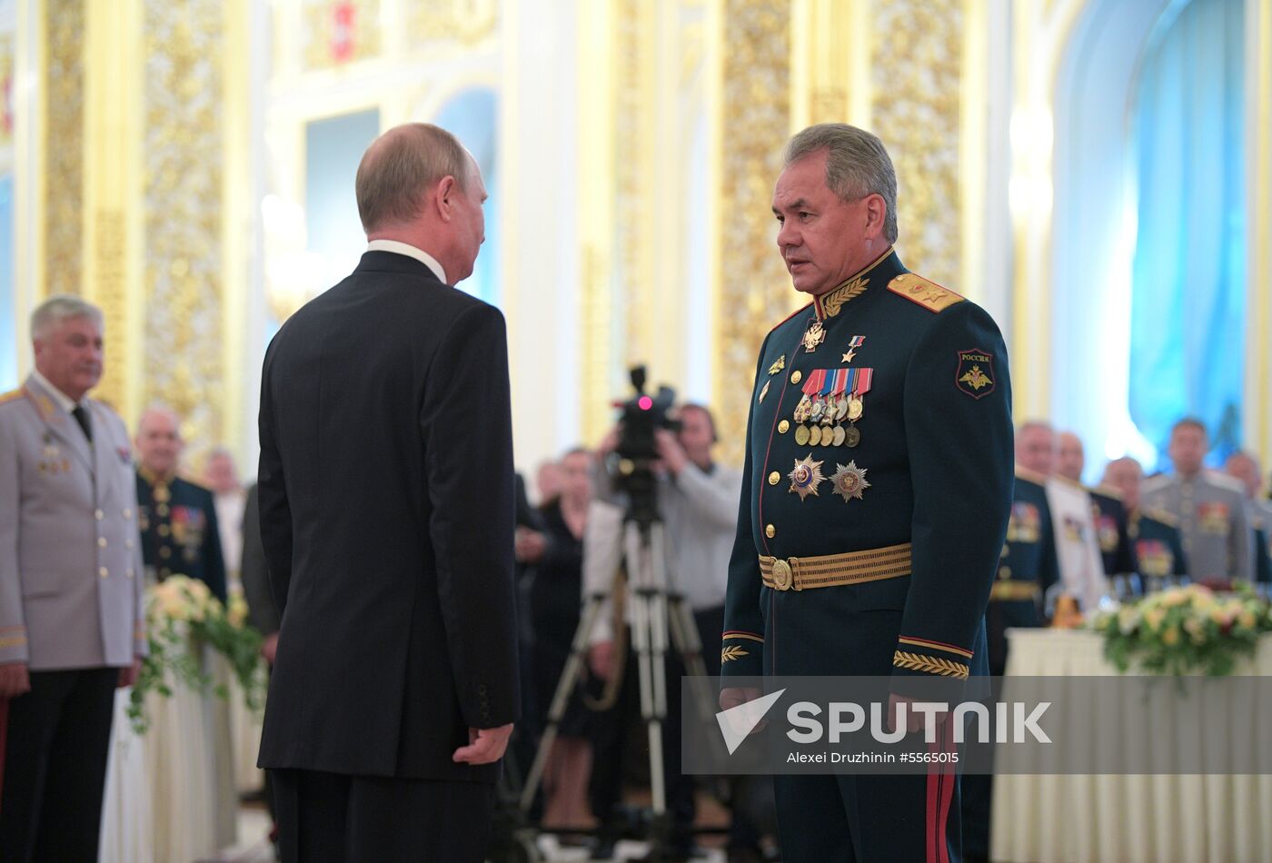 President Putin attends reception in honor of military graduates
