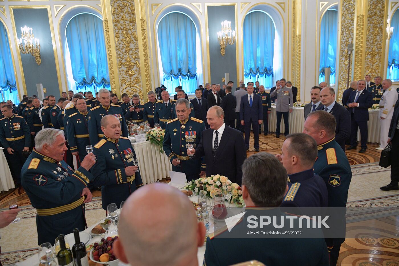 President Putin attends reception in honor of military graduates
