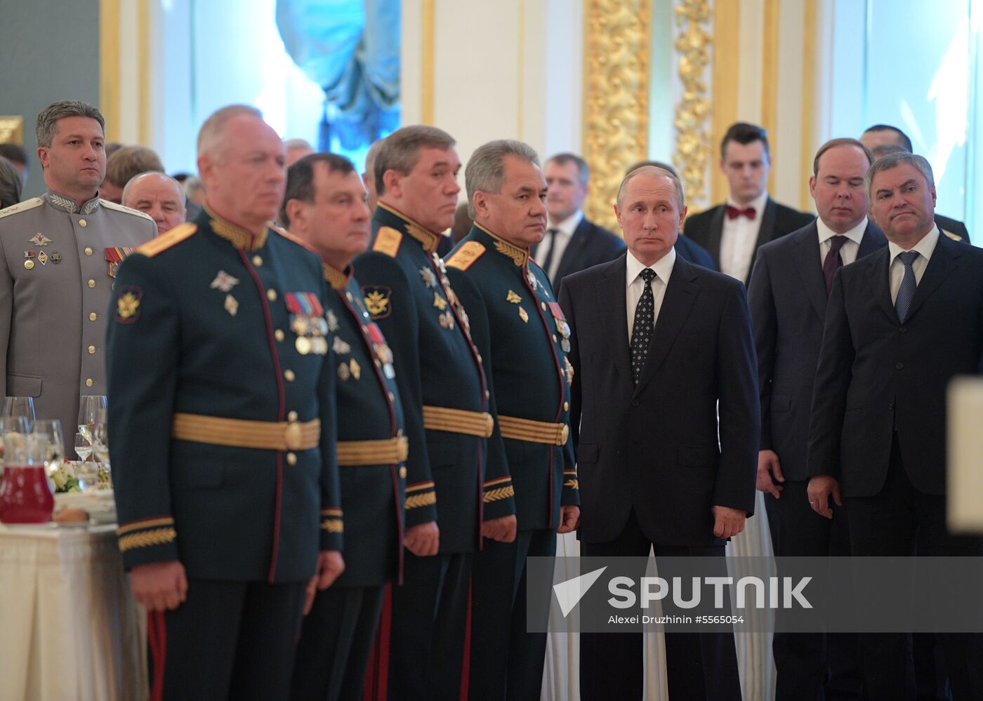 President Putin attends reception in honor of military graduates